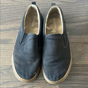 Old Navy Black Slip-On Sneakers